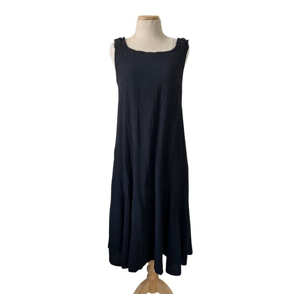 Oh My Gauze! Black Long Dress Sz Small - Picture 1 of 8